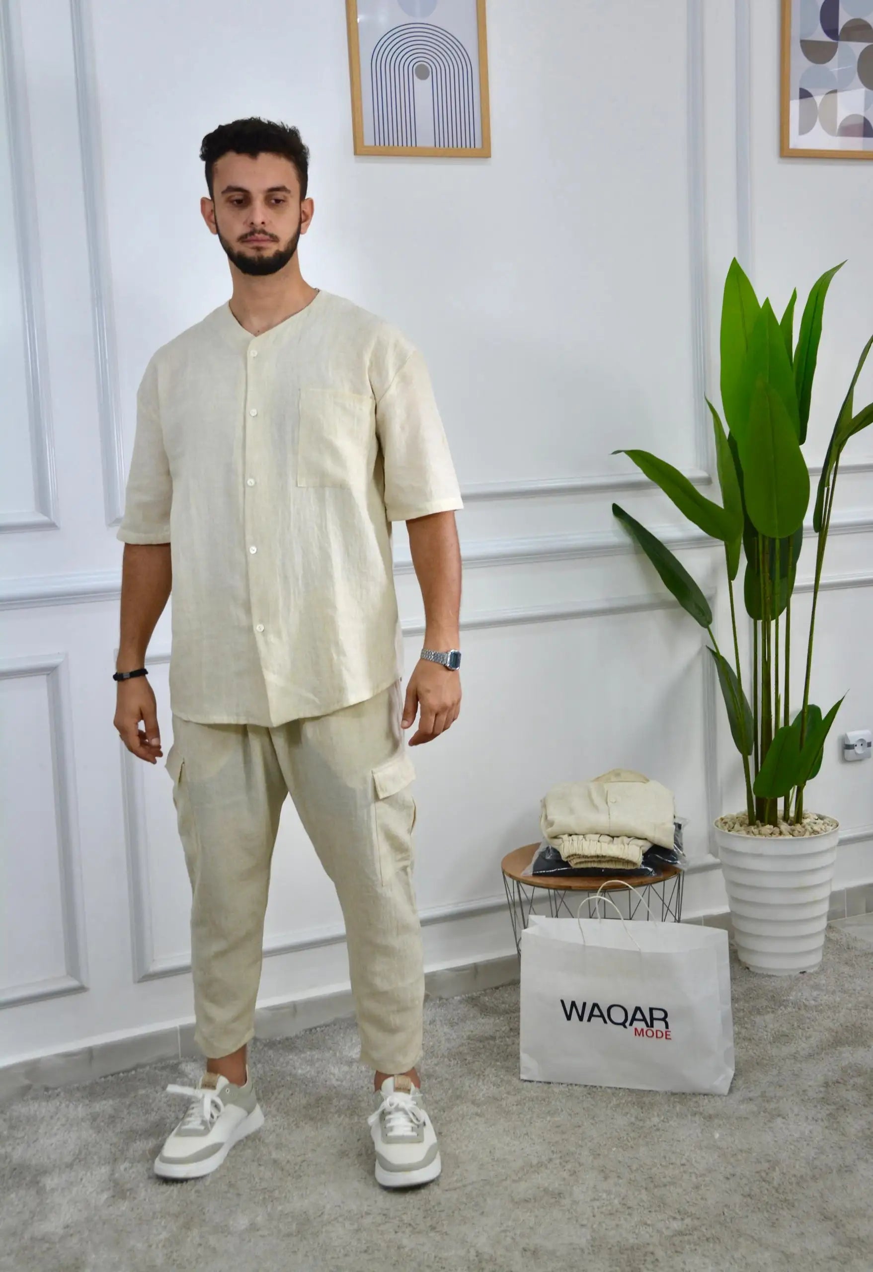 Ensemble lain waqar chemise 2025