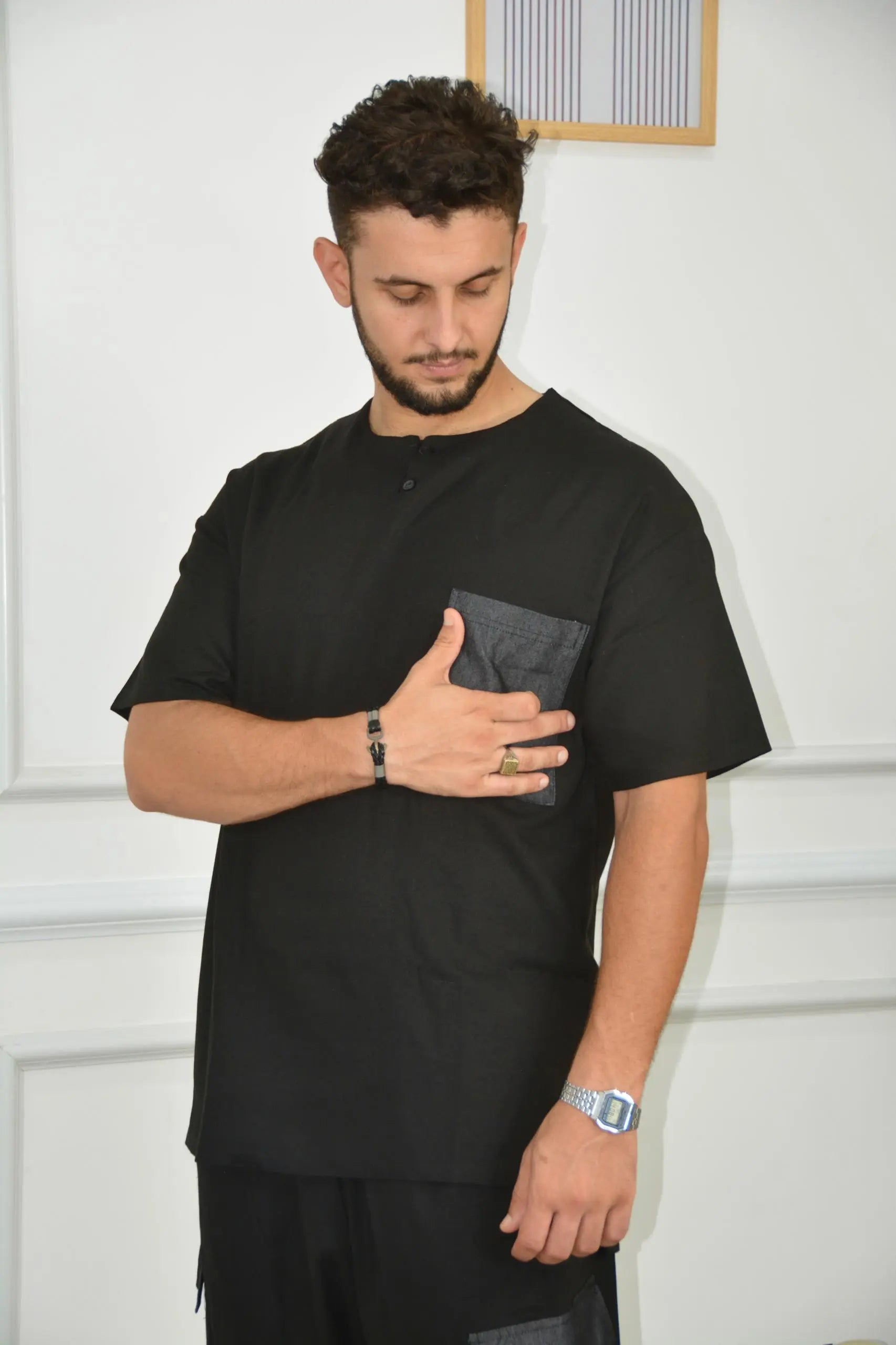 Ensemble waqar poche jeans